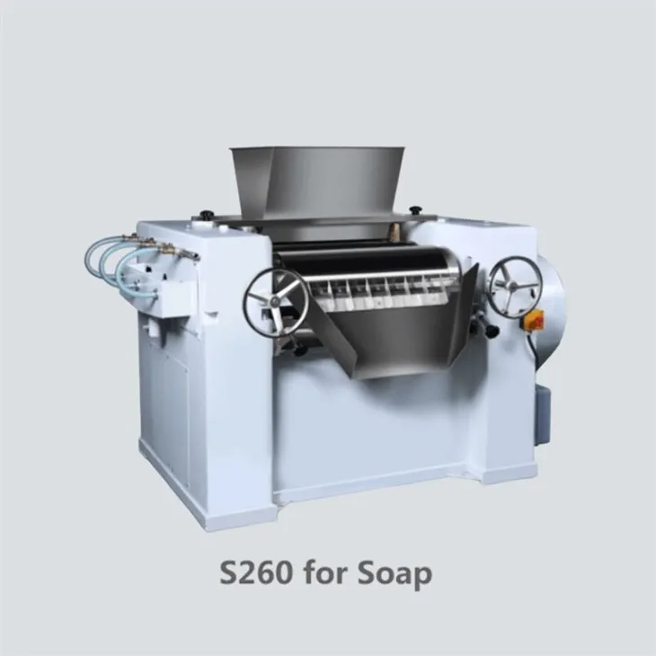 S basic manual steel three roll mill 5